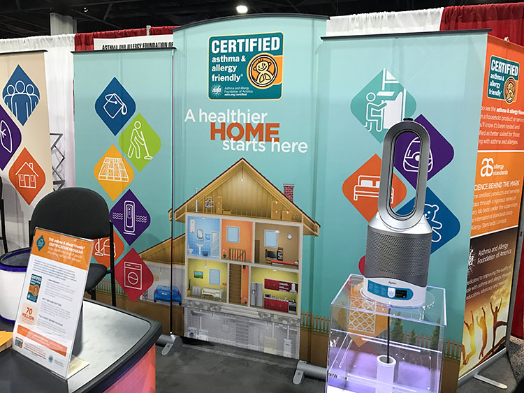 The asthma & allergy friendly® Certification Program Unveils New Booth