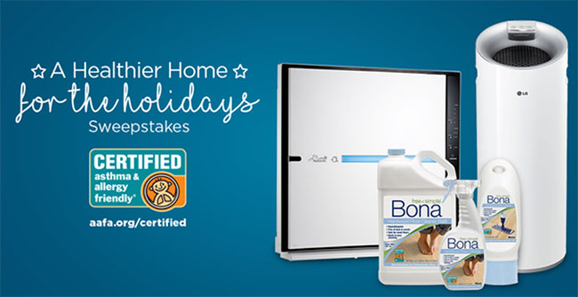 Enter to Win for a Healthier Home for the Holidays 