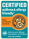 asthm and allergy friendly certification mark