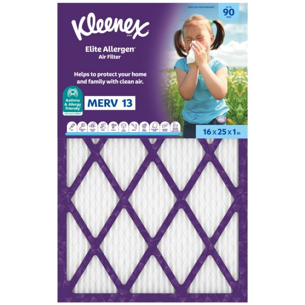 Kleenex® Elite Allergen Air Filter MERV 13, Certified Asthma & Allergy Friendly®, featured in Prime Day 2026 deals