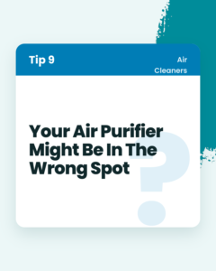 air cleaner tip for IAQ month