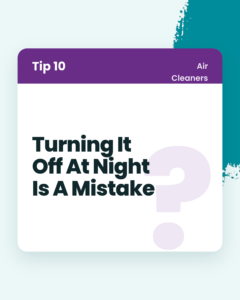 air cleaner tip for indoor air quality awareness month